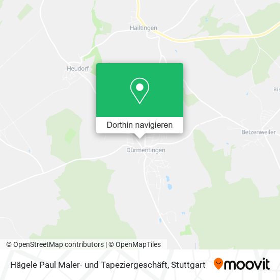 Hägele Paul Maler- und Tapeziergeschäft Karte
