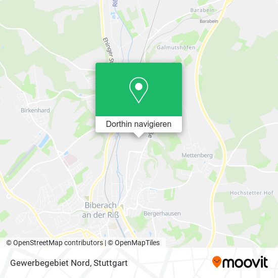 Gewerbegebiet Nord Karte