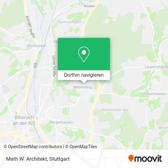 Math W. Architekt Karte
