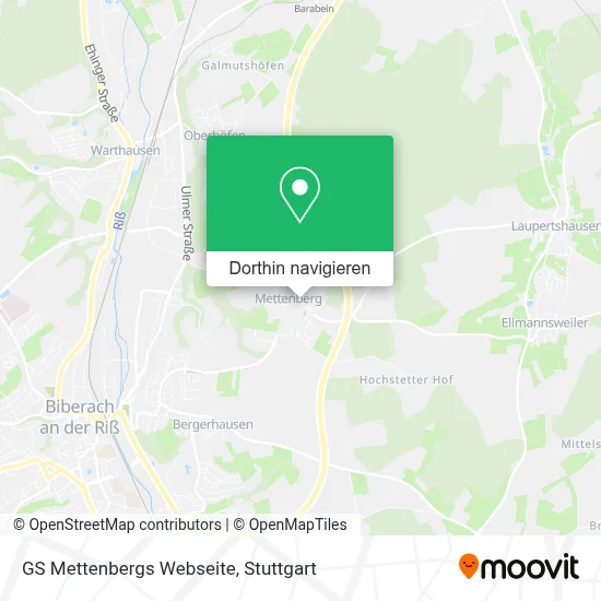 GS Mettenbergs Webseite Karte