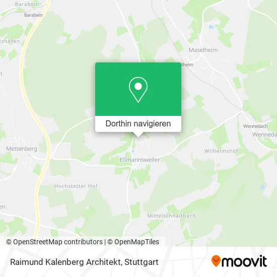 Raimund Kalenberg Architekt Karte