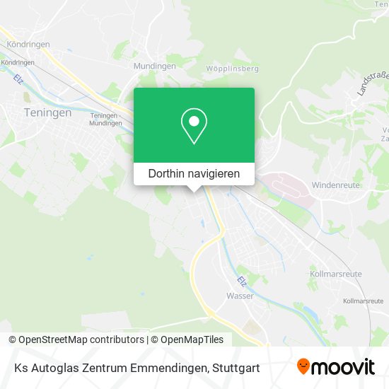 Ks Autoglas Zentrum Emmendingen Karte
