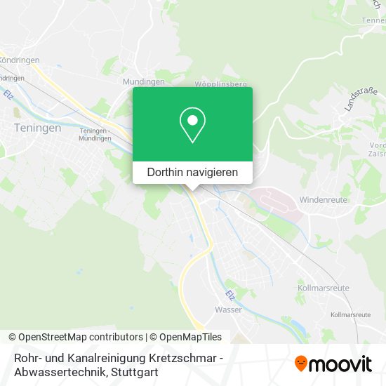 Rohr- und Kanalreinigung Kretzschmar - Abwassertechnik Karte