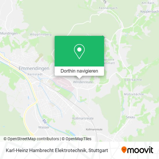 Karl-Heinz Hambrecht Elektrotechnik Karte