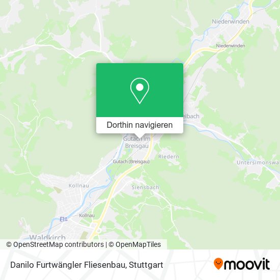 Danilo Furtwängler Fliesenbau Karte
