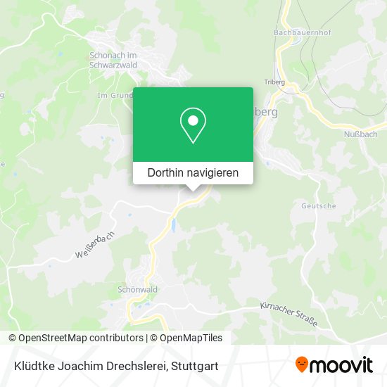 Klüdtke Joachim Drechslerei Karte