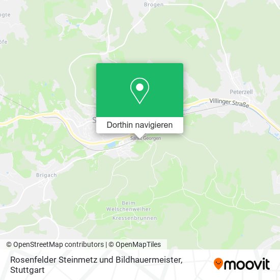 Rosenfelder Steinmetz und Bildhauermeister Karte