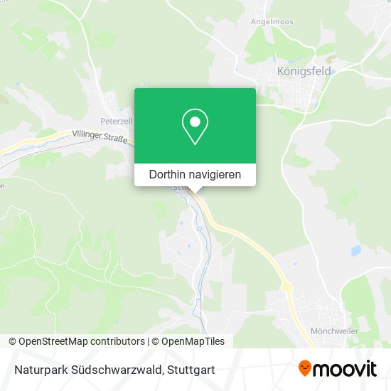 Naturpark Südschwarzwald Karte