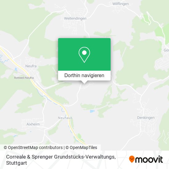 Correale & Sprenger Grundstücks-Verwaltungs Karte