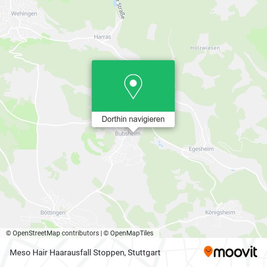 Meso Hair Haarausfall Stoppen Karte