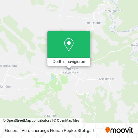 Generali Versicherungs Florian Pepke Karte