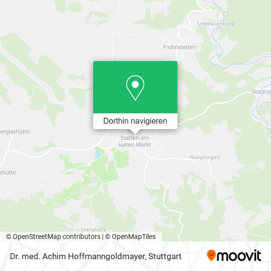 Dr. med. Achim Hoffmanngoldmayer Karte