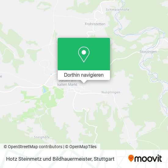 Hotz Steinmetz und Bildhauermeister Karte