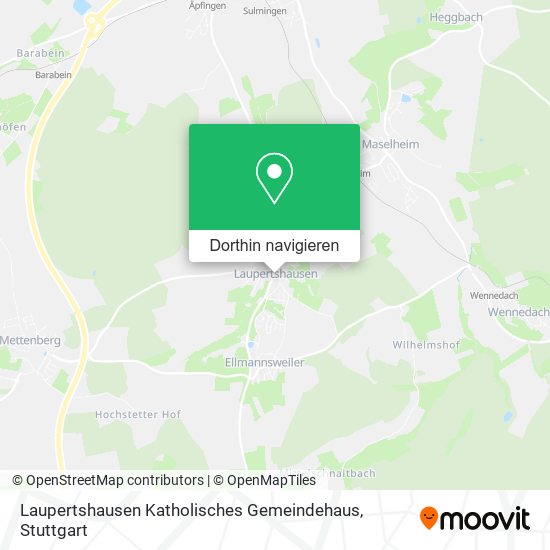 Laupertshausen Katholisches Gemeindehaus Karte
