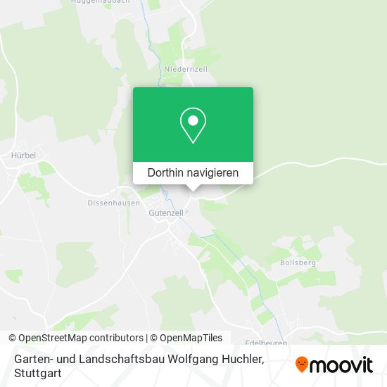 Garten- und Landschaftsbau Wolfgang Huchler Karte
