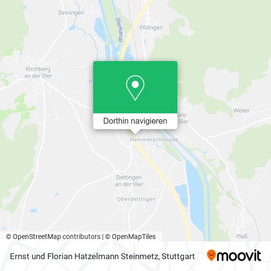 Ernst und Florian Hatzelmann Steinmetz Karte