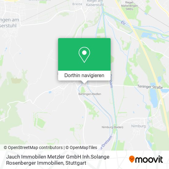 Jauch Immobilen Metzler GmbH Inh.Solange Rosenberger Immobilien Karte