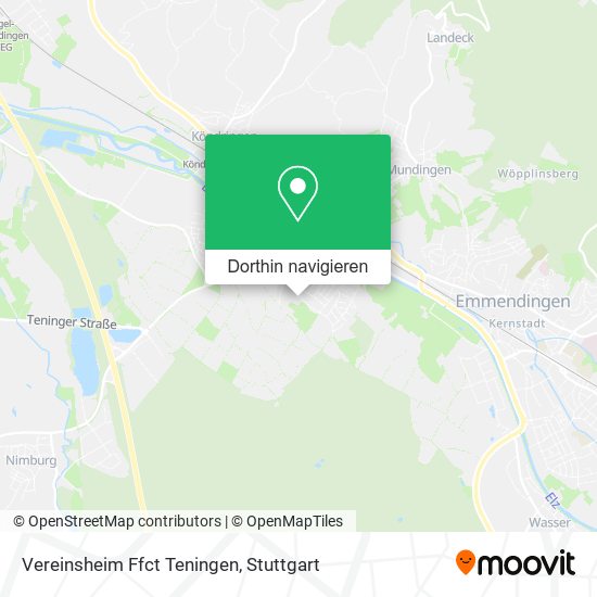 Vereinsheim Ffct Teningen Karte