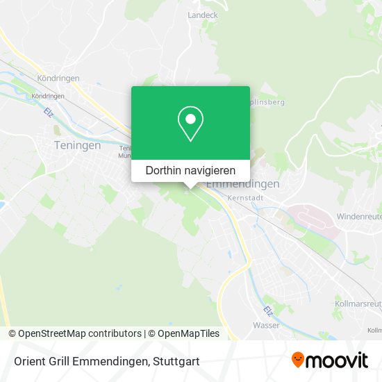 Orient Grill Emmendingen Karte