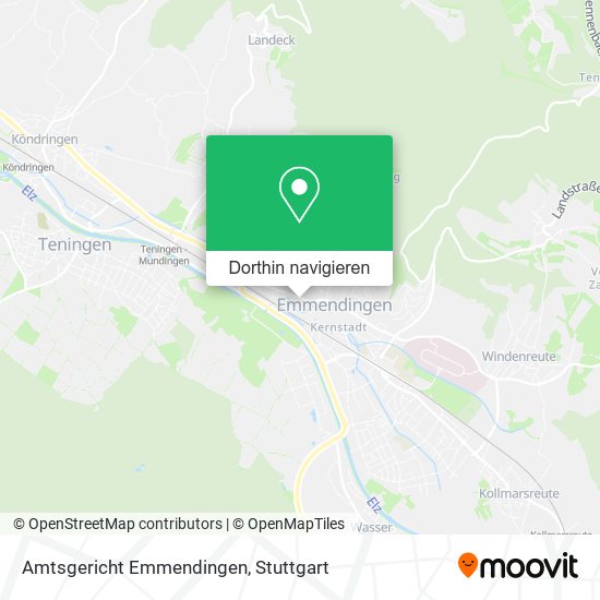 Amtsgericht Emmendingen Karte