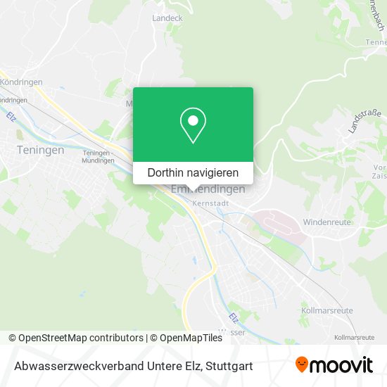 Abwasserzweckverband Untere Elz Karte