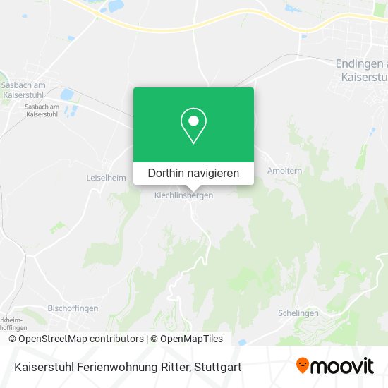 Kaiserstuhl Ferienwohnung Ritter Karte