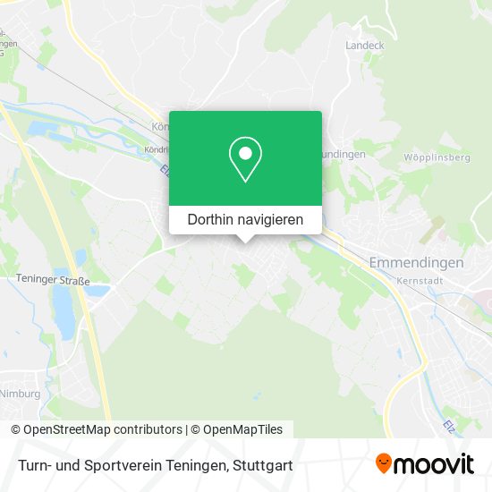 Turn- und Sportverein Teningen Karte