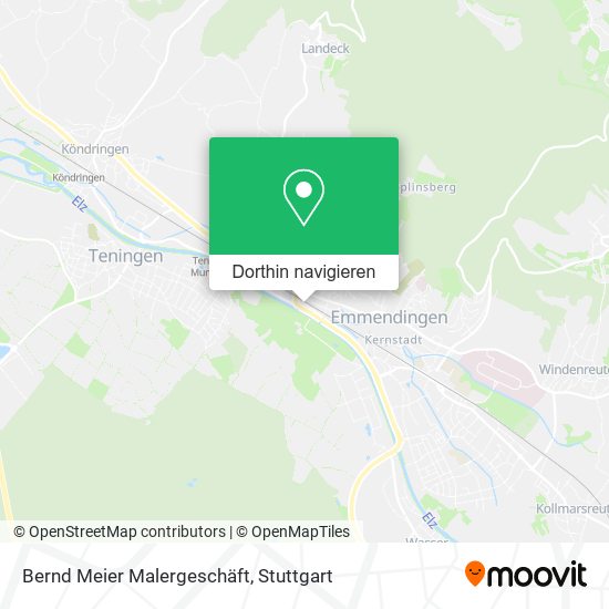 Bernd Meier Malergeschäft Karte