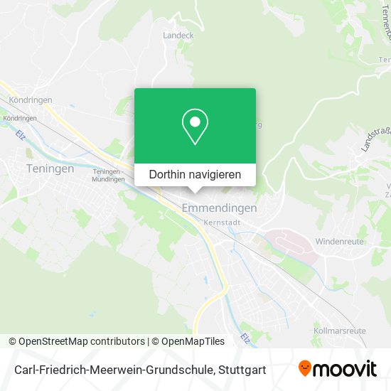 Carl-Friedrich-Meerwein-Grundschule Karte