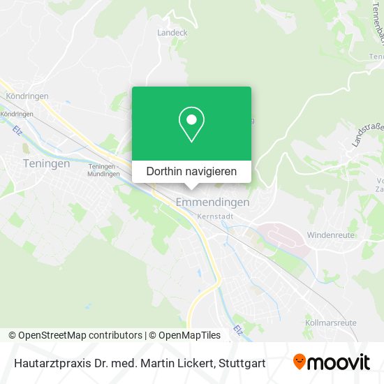 Hautarztpraxis Dr. med. Martin Lickert Karte