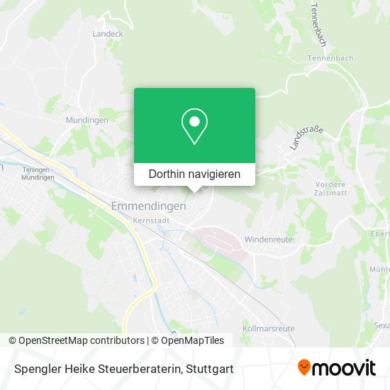 Spengler Heike Steuerberaterin Karte