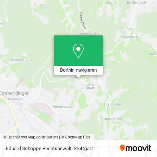 Eduard Schoppe Rechtsanwalt Karte