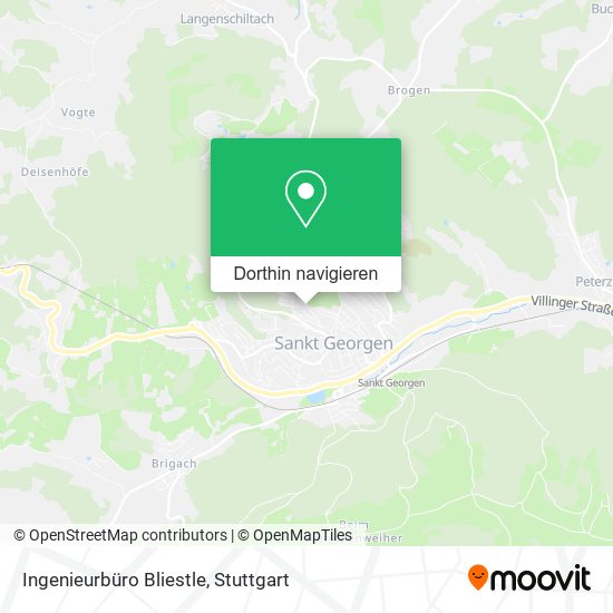 Ingenieurbüro Bliestle Karte