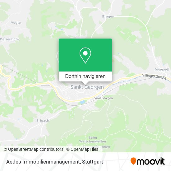 Aedes Immobilienmanagement Karte