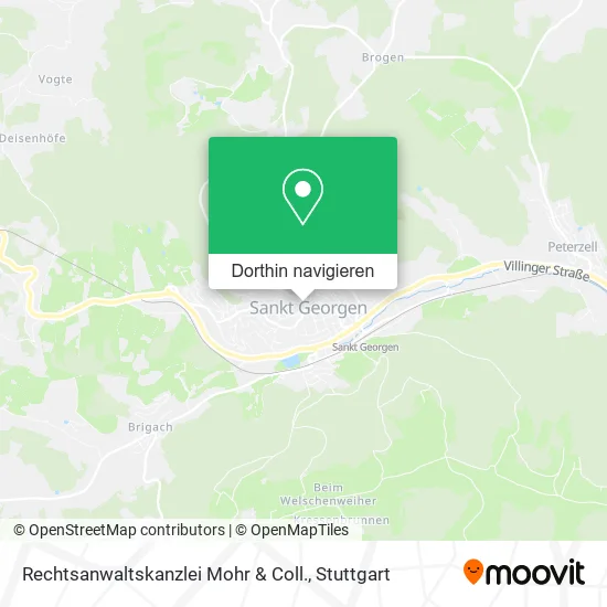 Rechtsanwaltskanzlei Mohr & Coll. Karte