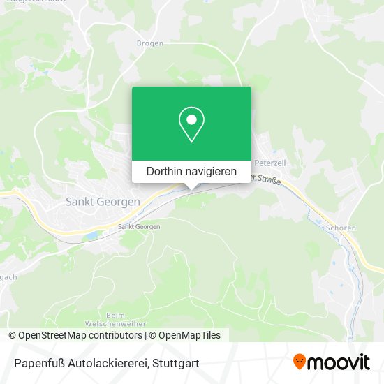 Papenfuß Autolackiererei Karte