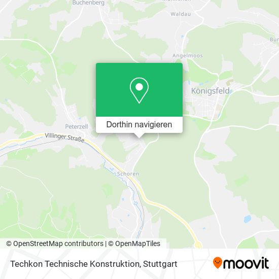Techkon Technische Konstruktion Karte