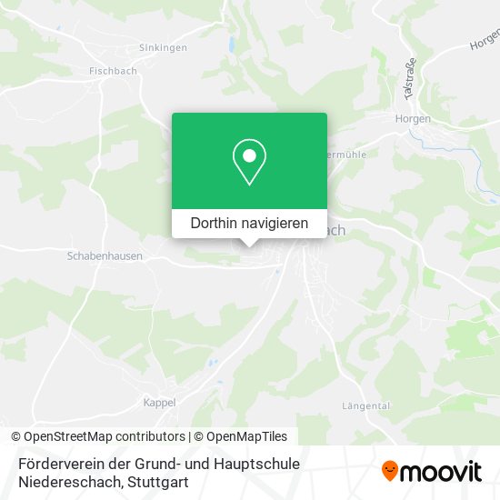 Förderverein der Grund- und Hauptschule Niedereschach Karte