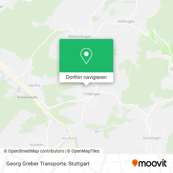 Georg Greber Transporte Karte