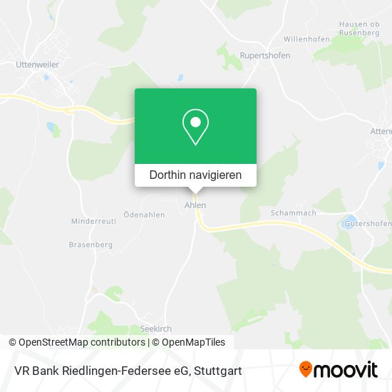 VR Bank Riedlingen-Federsee eG Karte
