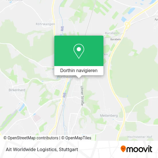 Ait Worldwide Logistics Karte