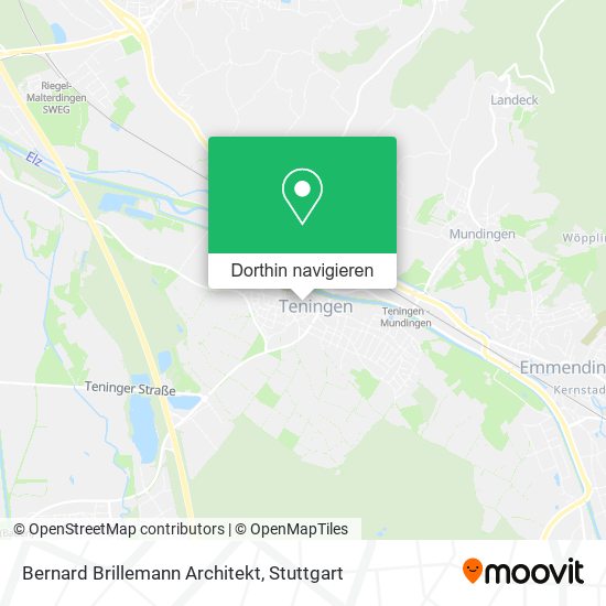 Bernard Brillemann Architekt Karte