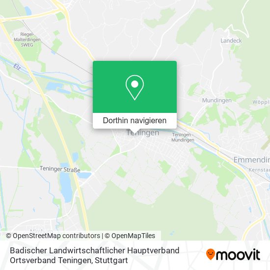 Badischer Landwirtschaftlicher Hauptverband Ortsverband Teningen Karte