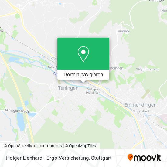 Holger Lienhard - Ergo Versicherung Karte
