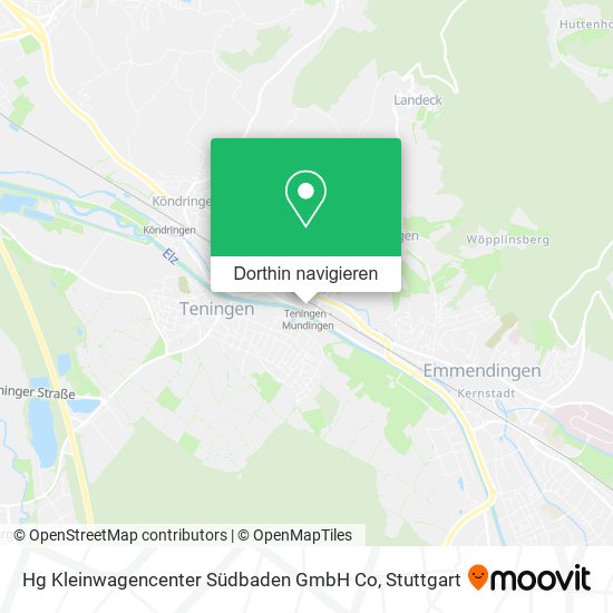 Hg Kleinwagencenter Südbaden GmbH Co Karte