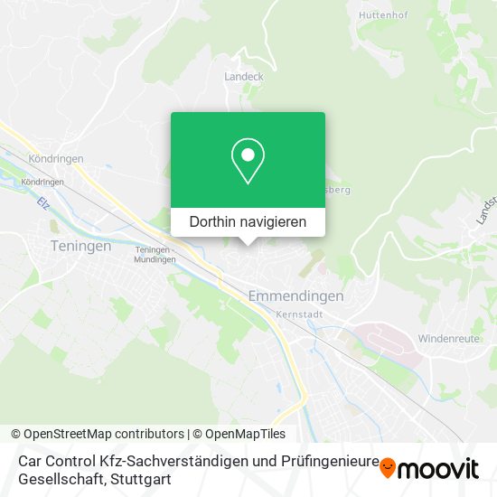 Car Control Kfz-Sachverständigen und Prüfingenieure Gesellschaft Karte