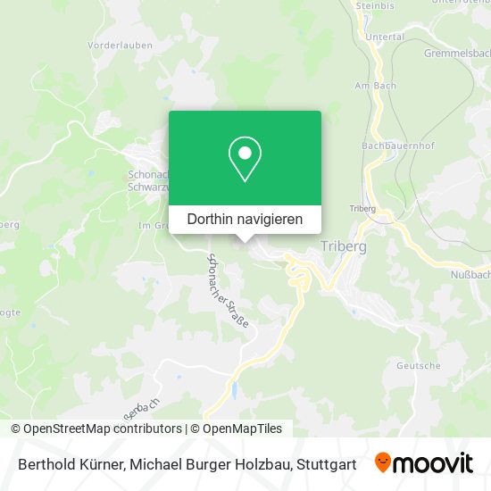 Berthold Kürner, Michael Burger Holzbau Karte