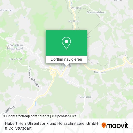 Hubert Herr Uhrenfabrik und Holzschnitzerei GmbH & Co Karte