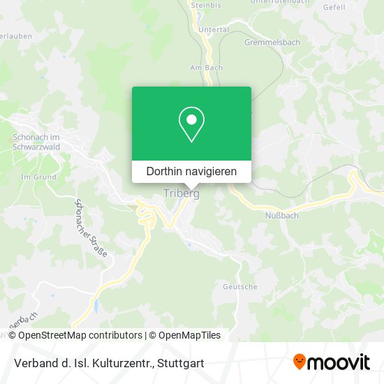 Verband d. Isl. Kulturzentr. Karte