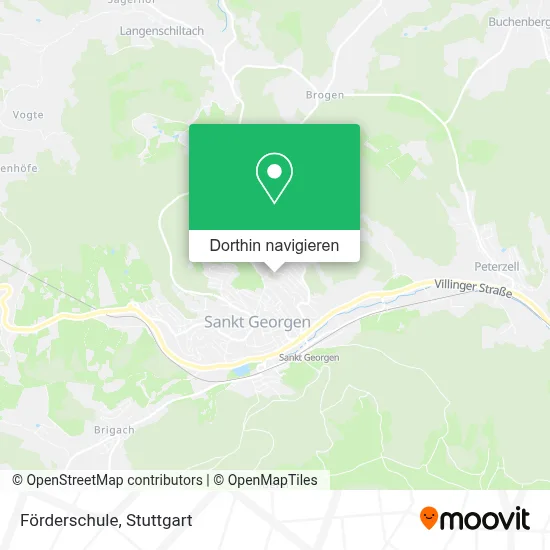 Förderschule Karte